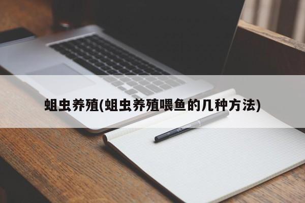 蛆虫养殖(蛆虫养殖喂鱼的几种方法)