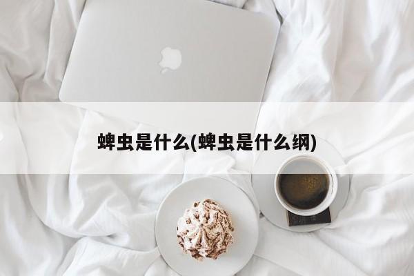 蜱虫是什么(蜱虫是什么纲)